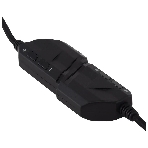 Гарнитура Acer AHW120 чёрный, проводная, USB, подсветка