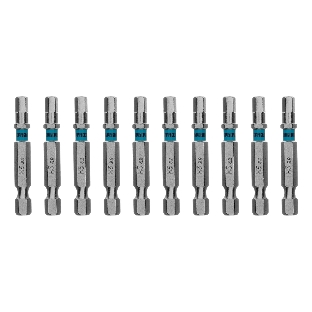Бита Gross HEX 5х50 мм, сталь S2, шестигр., 10 шт.