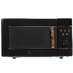 Микроволновая печь JVC JK-MW270D черный, 20 л, 700 Вт, переключатели - кнопки, поворотный механизм