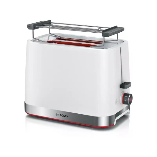 Тостер Bosch TAT4M221 белый, 970 Вт, 2 слота