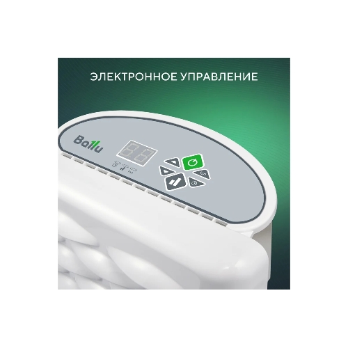 Конвектор электрический Ballu Ettore BEC/ETER-1500 белый, 1500 Вт, 20 м2, термостат, дисплей