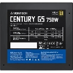 Блок питания Montech ATX 750W CENTURY GOLD G5, 750 Вт, 80 PLUS GOLD, 120 мм, модульный, черный