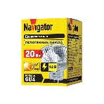 Лампа галогенная Navigator MR11 20Вт 12В 2000h