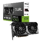Видеокарта ASUS DUAL-RTX5060-O8G, NVIDIA GeForce RTX 5060, 8 ГБ GDDR7, 128 бит, PCI-e 5.0, 1xHDMI, 3xDP, 2565 МГц