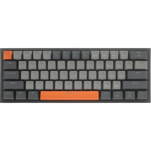 Клавиатура Redragon Fizz проводная, USB Type-A, серый