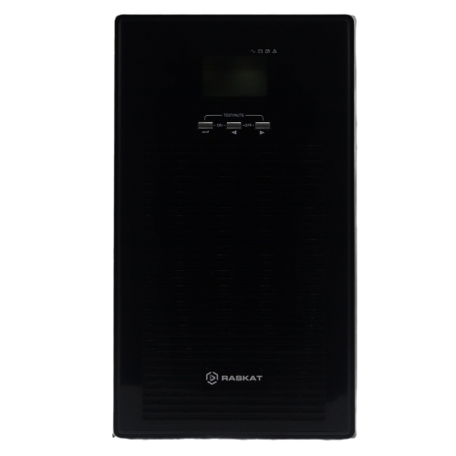 Источник бесперебойного питания (ИБП) Raskat HIL-3000VA+ 3000VA, 2400Вт, 6xIEC320, LCD, USB type-B, 2xRJ-45, 1xRS232, чистая синусоида