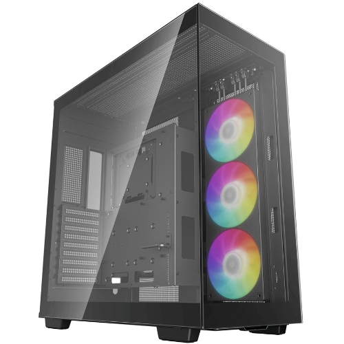 Компьютерный корпус Deepcool CH780 черный (ATX, без БП, ARGb, 4xUSB3.2 Type-A + USB3.2 Type-C) (R-CH780-BKADE41-G-1) MidiTower