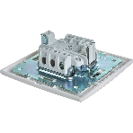 Выключатель LEZARD 1-кл. СП Мира 10А IP20 с подсветкой белый/белый 701-0202-111