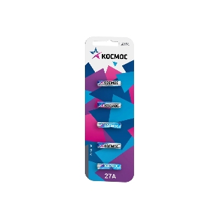 Элемент питания Космос 27А 12V Alkaline 5BL для автосигнализации