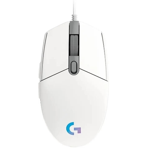 Мышь проводная Logitech G102 LIGHTSYNC белый, 8000 dpi, USB, кнопки - 6