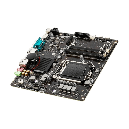 Материнская плата MSI H510TI-S09, LGA 1200, Intel H510, 2xSO-DIMM DDR4, 2xSATA, 1xM.2, 1xHDMI, 1x1Gb LAN, 4xUSB-A 3.2 Gen 1, 2x3.5мм, 5.1, Mini-ITX