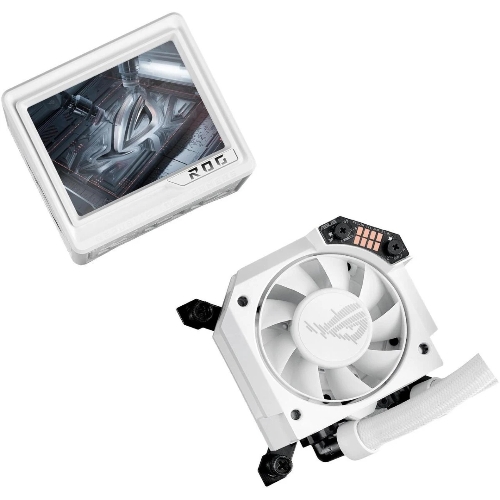 Система жидкостного охлаждения ASUS ROG RYUJIN III 360 ARGb EXTREME WHT 90RC0132-M0EAY0 белый 120мм алюминий+медь 2800rpm 36db 4-pin 305W