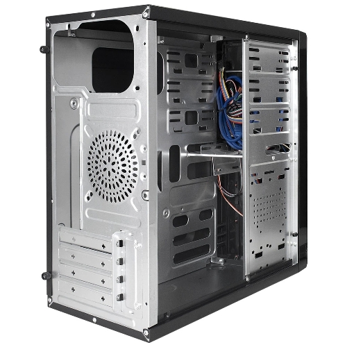 Компьютерный корпус Minitower ExeGate MA-371X-UNS350 (mATX, БП UNS350 с вент. 12см, 2*USB+2*USB 3.0, аудио, черный)