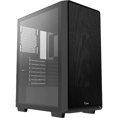 Компьютерный корпус Ocypus Gaммa C60 BK ATX/win/black/no PSU/Tempered Glass