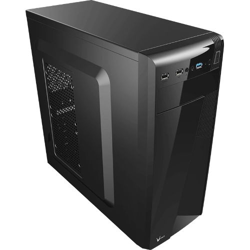 Компьютерный корпус Aerocool/Formula CS-1101 черный без БП ATX 2x120мм 1x140мм 2xUSB 2.0 1xUSB 3.0 audio