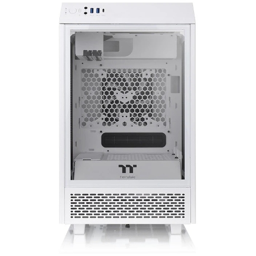 Компьютерный корпус Thermaltake The Tower 100 Snow CA-1R3-00S6WN-00/White/Win/SPCC/Tempered Glass*3