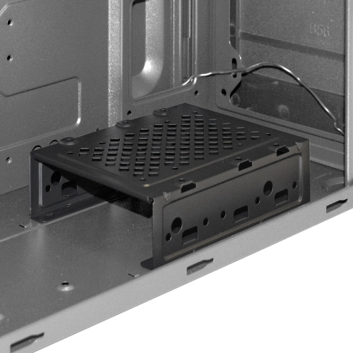 Компьютерный корпус Miditower ExeGate XP-332 Black, ATX, (XP400, Black,120мм), 2*USB, Audio