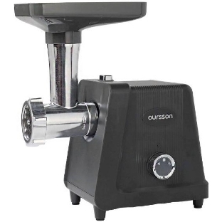 Мясорубка электрическая OURSSON MG3093/DG темно-серый, 800 Вт, 1.8 кг/мин, реверс, металлический лоток, насадки - 5