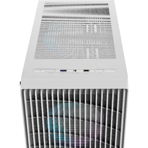 Компьютерный корпус Ocypus Gaммa C70 WH ARGB ATX/win/белый/4 ARGB fans/no PSU/Tempered Glass