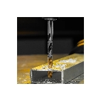 Сверло спиральное по металлу Denzel 9 x 125мм, Р6М5, Golden Tip, многогранная заточка