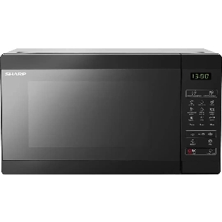 Микроволновая печь Sharp R-6800RK черный, 20 л, 800 Вт, переключатели - сенсор