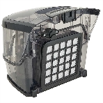 Пылесос Delta LUX DL-0836 черный с бирюзовым