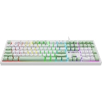 Клавиатура Defender Karon GK-129 проводная, USB Type-A, белый/зеленый