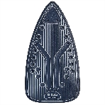 Утюг Delta DL-711 белый с фиолетовым, 2400 Вт, 20 г/мин, 120 г/мин, 250 мл