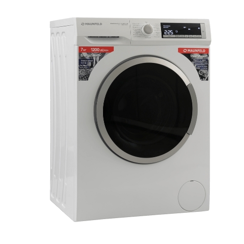 Стиральная машина с инвертором и паром MAUNFELD MFWM127WH200 ST INVERTER SLIM
