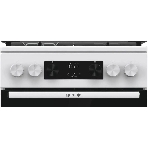Плита Газовая Gorenje GGI5C22WF, газовая духовка, стеклянная крышка, чугун, белый