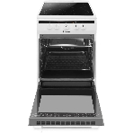 Плита электрическая Hansa FCCW54002 белый, конфорок 4 шт, духовка 68 л, 50 см x 85 см x 60 см