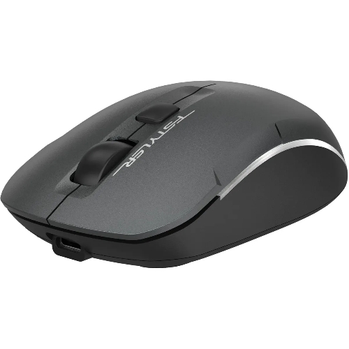 Мышь беспроводная A4Tech Fstyler FB26CS Air2 серый/черный, 2000 dpi, радиоканал, Bluetooth, USB, кнопки - 4