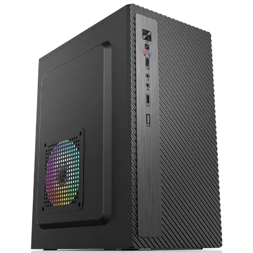 Компьютерный корпус Accord Entry ACC-2053B черный без БП mATX 1x80мм 1x120мм 2xUSB2.0 audio