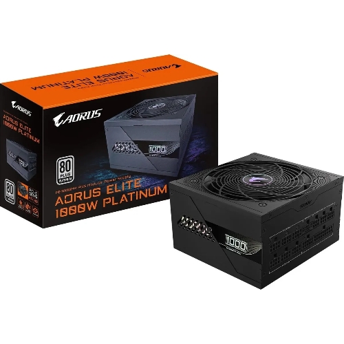 Блок питания Gigabyte ATX 1000W GP-AE1000PM PG5 Gen.5 80 PLUS platinum (20+4pin) APFC 120мм fan 16xSATA Cab Manag RTL