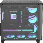 Компьютерный корпус AeroCool/Formula Crystal U2 Floe черный без БП ATX 1xUSB 2.0 1xUSB 3.0 1xUSB3.1 audio bott PSU