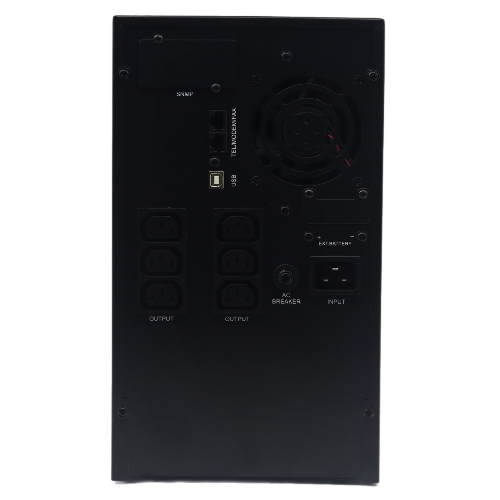 Источник бесперебойного питания (ИБП) Raskat HIL-3000VA+ 3000VA, 2400Вт, 6xIEC320, LCD, USB type-B, 2xRJ-45, 1xRS232, чистая синусоида