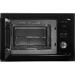 Микроволновая печь встраиваемая Hyundai HBW 2544 BG черный, 25 л, 900 Вт, переключатели - кнопки/поворотный механизм