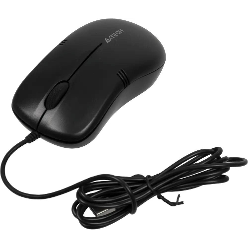 Мышь проводная A4Tech OP-560NU черный, 1200 dpi, USB, кнопки - 3