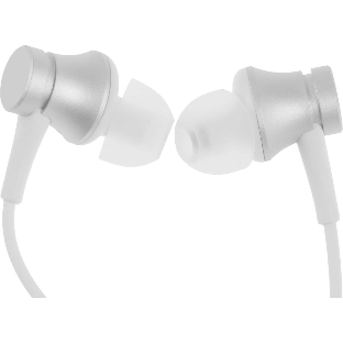 Проводные наушники Xiaomi Mi In-Ear Headphones Basic серебристый, внутриканальные, Jack 3.5 мм