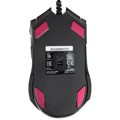 Мышь проводная A4Tech Bloody J90s черный, 8000 dpi, USB, кнопки - 12