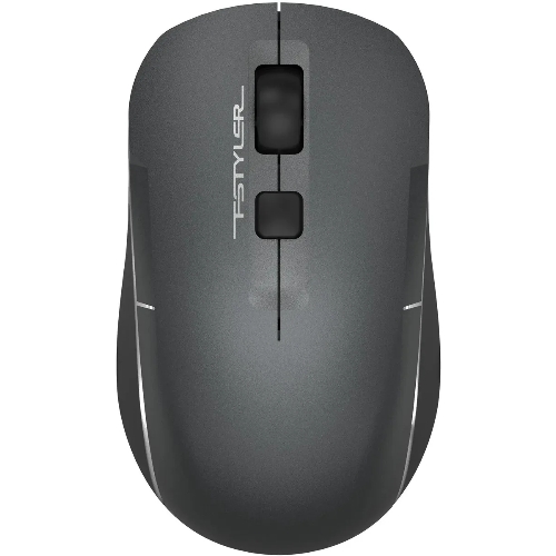 Мышь беспроводная A4Tech Fstyler FB26CS Air2 серый/черный, 2000 dpi, радиоканал, Bluetooth, USB, кнопки - 4