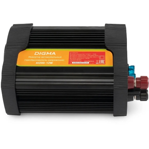 Автоинвертор Digma AI200-12W 200Вт