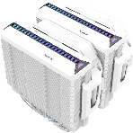 Кулер для процессора Alseye W700-W(USA) белый, 120 мм, алюминий/медь, 2200 об/мин, 35.3 дБ, 4 pin, 230 Вт, 159 мм