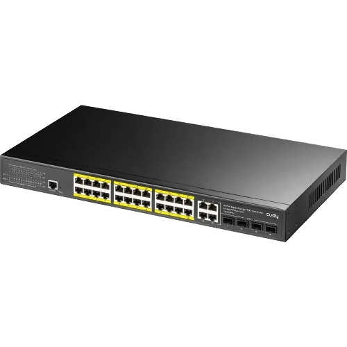 Коммутатор Cudy GS2028PS4-300W, 24×1 Гбит/с, 4×1 Гбит/с SFP