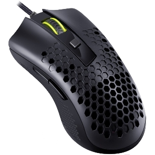 Мышь проводная REDRAGON Storm Basic чёрный, 12400 dpi, USB, кнопки - 5