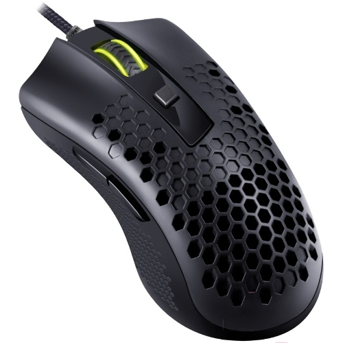 Мышь проводная REDRAGON Storm Basic чёрный, 12400 dpi, USB, кнопки - 5