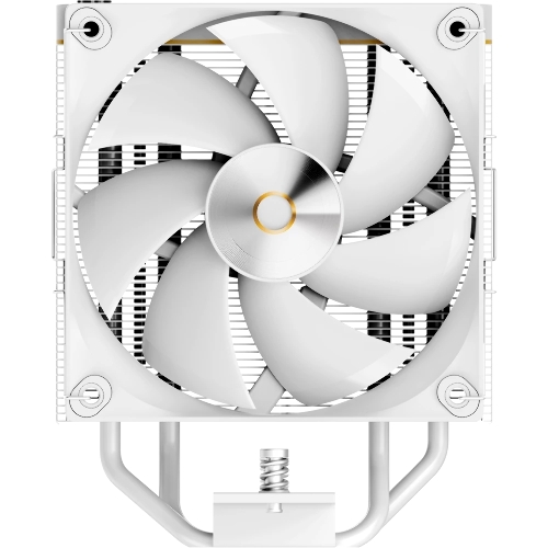 Вентилятор Cooler Ocypus Iota A40 WH Iota-A40-WH белый 120мм алюминий+медь 2000rpm 29db 4-pin 220W 156мм