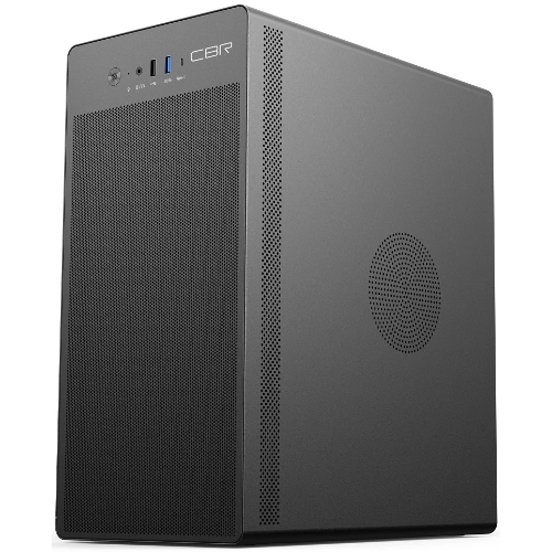 Компьютерный корпус CBR PCC-MATX-V285-WPSU черный mATX, Minitower V285, без БП, 1хUSB 3.0 Type-C, 1хUSB 3.0, 1хUSB 2.0, HD Audio+Mic, кабель питания 1.2м