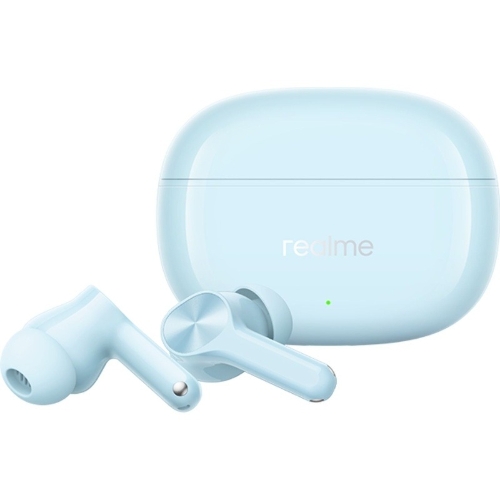Наушники TWS Realme Buds T200x голубой, внутриканальные, Bluetooth, до 30 ч