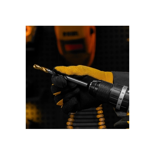 Сверло спиральное по металлу Denzel 9 x 125мм, Р6М5, Golden Tip, многогранная заточка